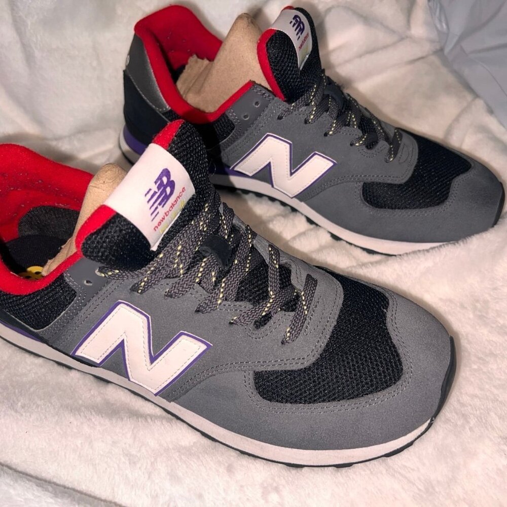 New Balance 574 "RAPTORS" Grey Black Purple ML574UC2